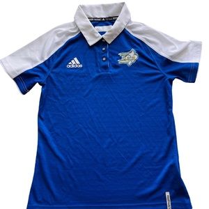 Adidas Climalite Down Button Sports Shirt Size M